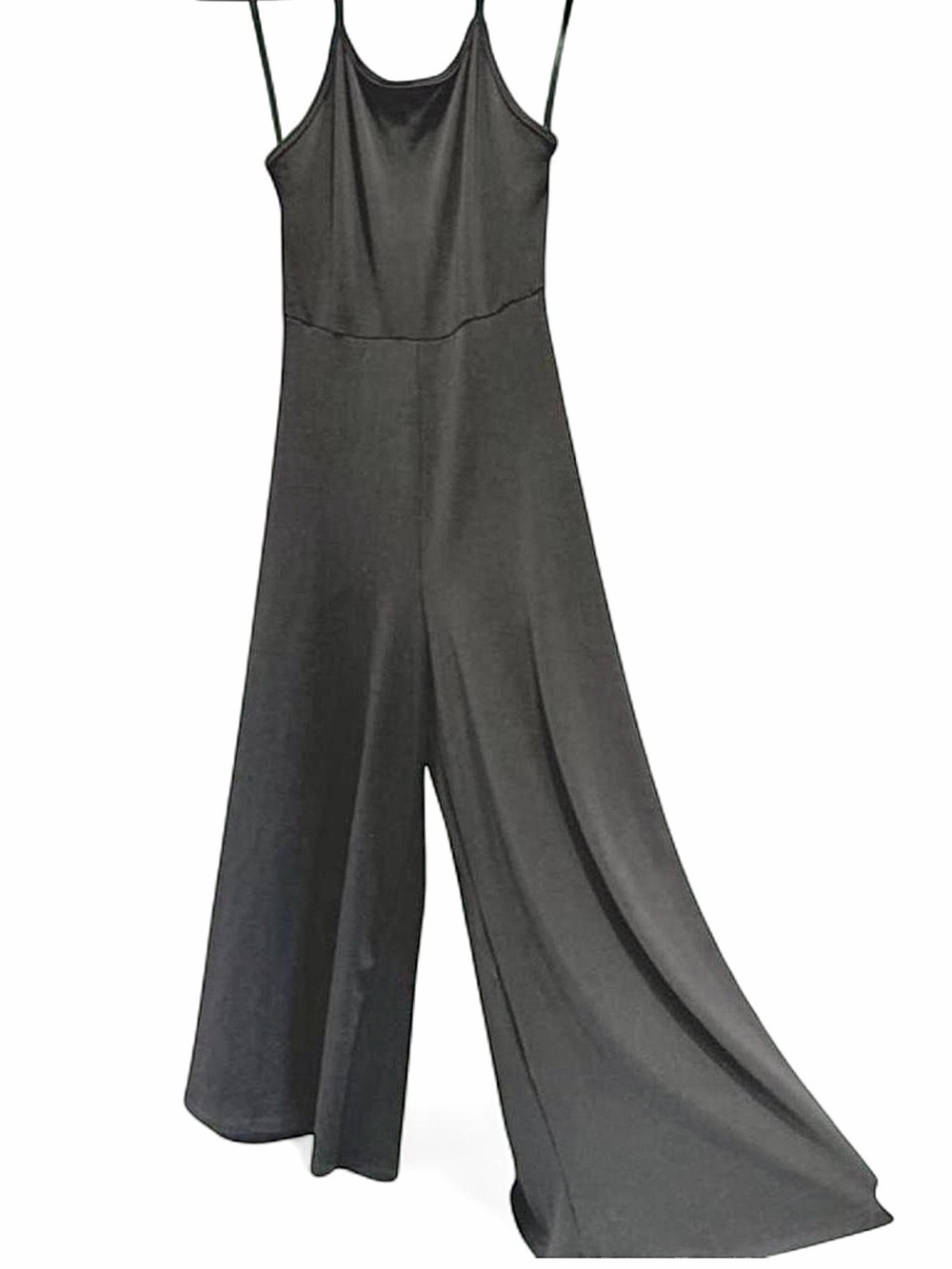 NWT Urban Outfitters Athleisure Silence + Noise Halter Black Jumpsuit - M